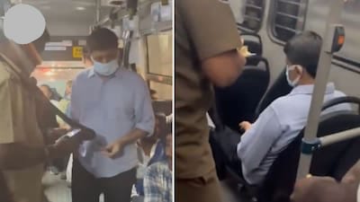 नायक’ स्टाइल में परिवहन मंत्री का एक्शन: मास्क पहन आम यात्री बनकर बस में बैठे, लापरवाही पर ड्राइवर-कंडक्टर सस्पेंड